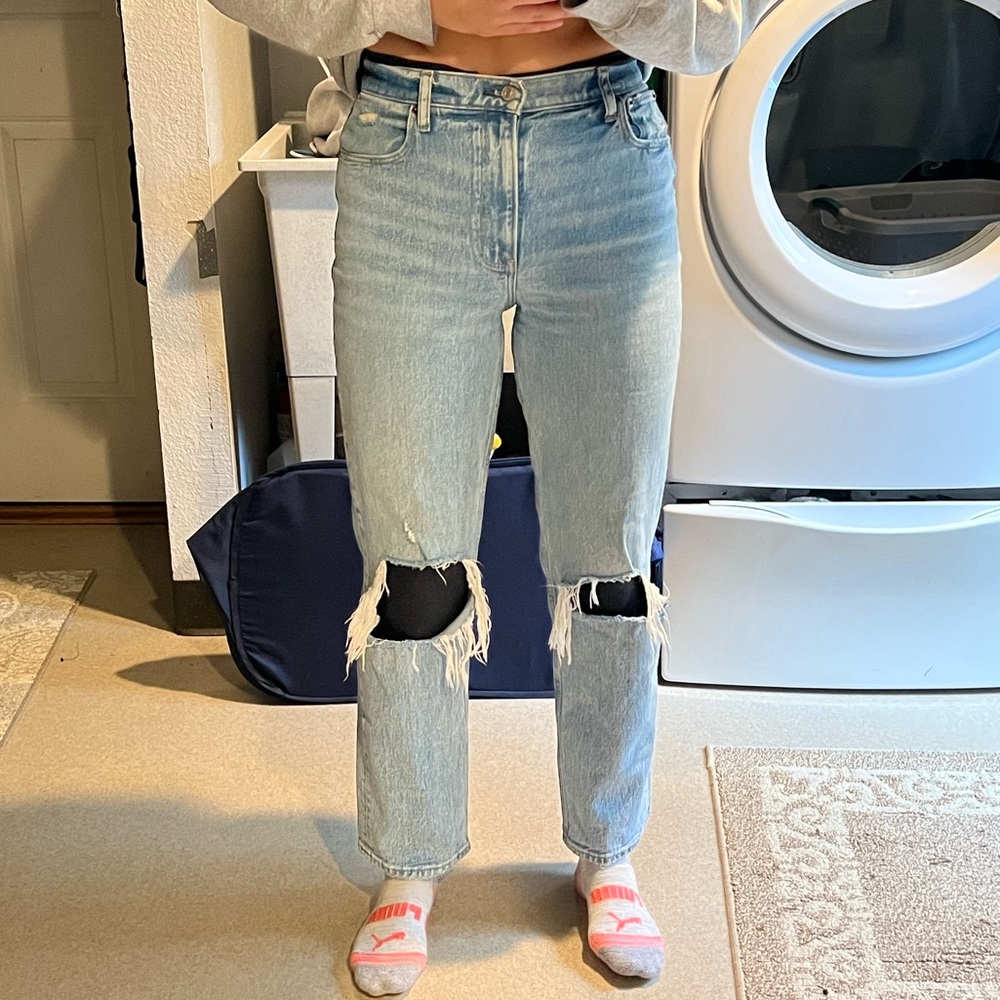 Abercrombie 90s Straight Ultra High Rise Jeans